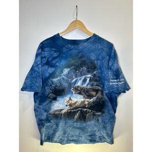 Vintage The Mountain AOP Wolf Nature tee